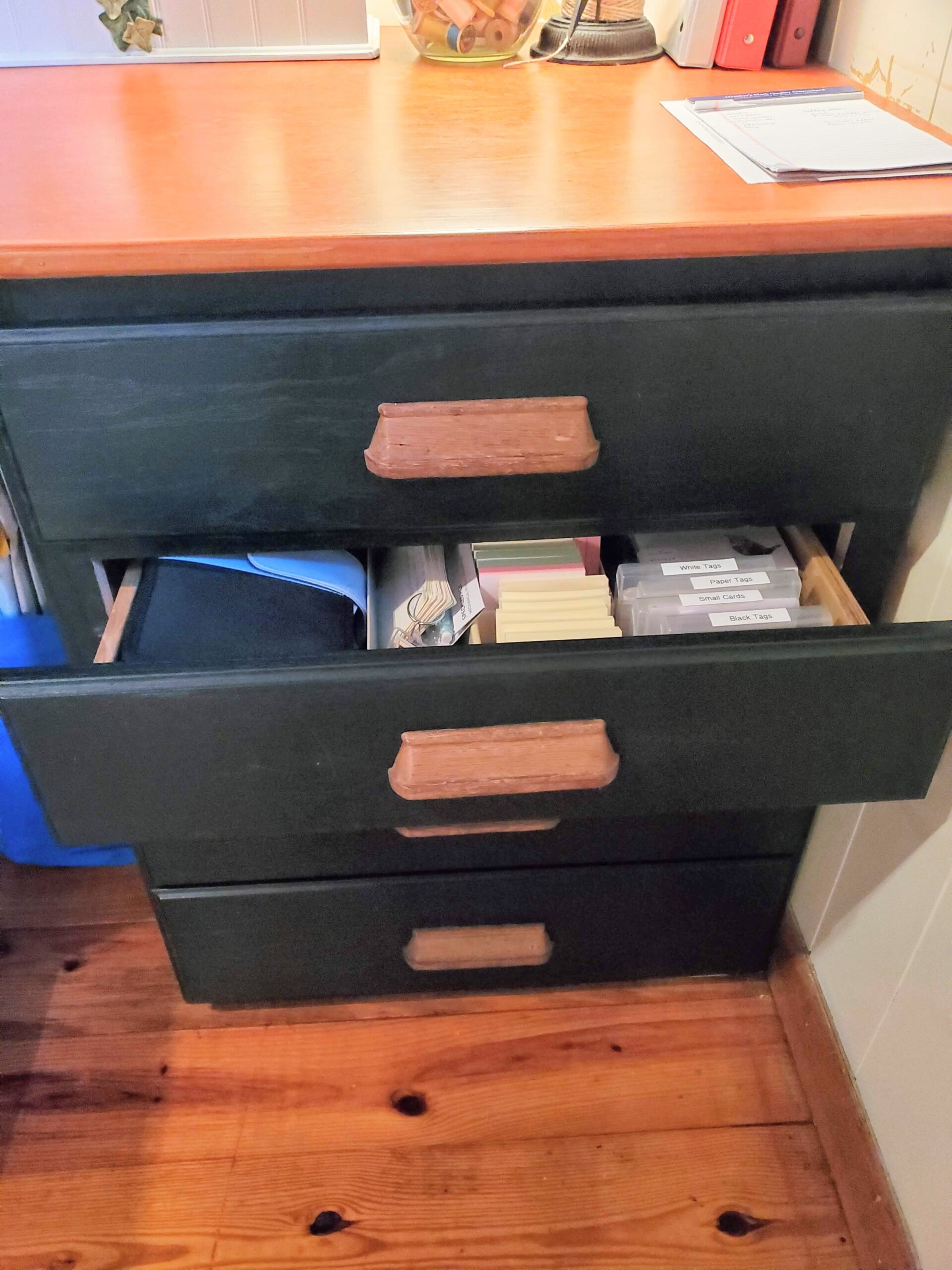 desk drawers organized